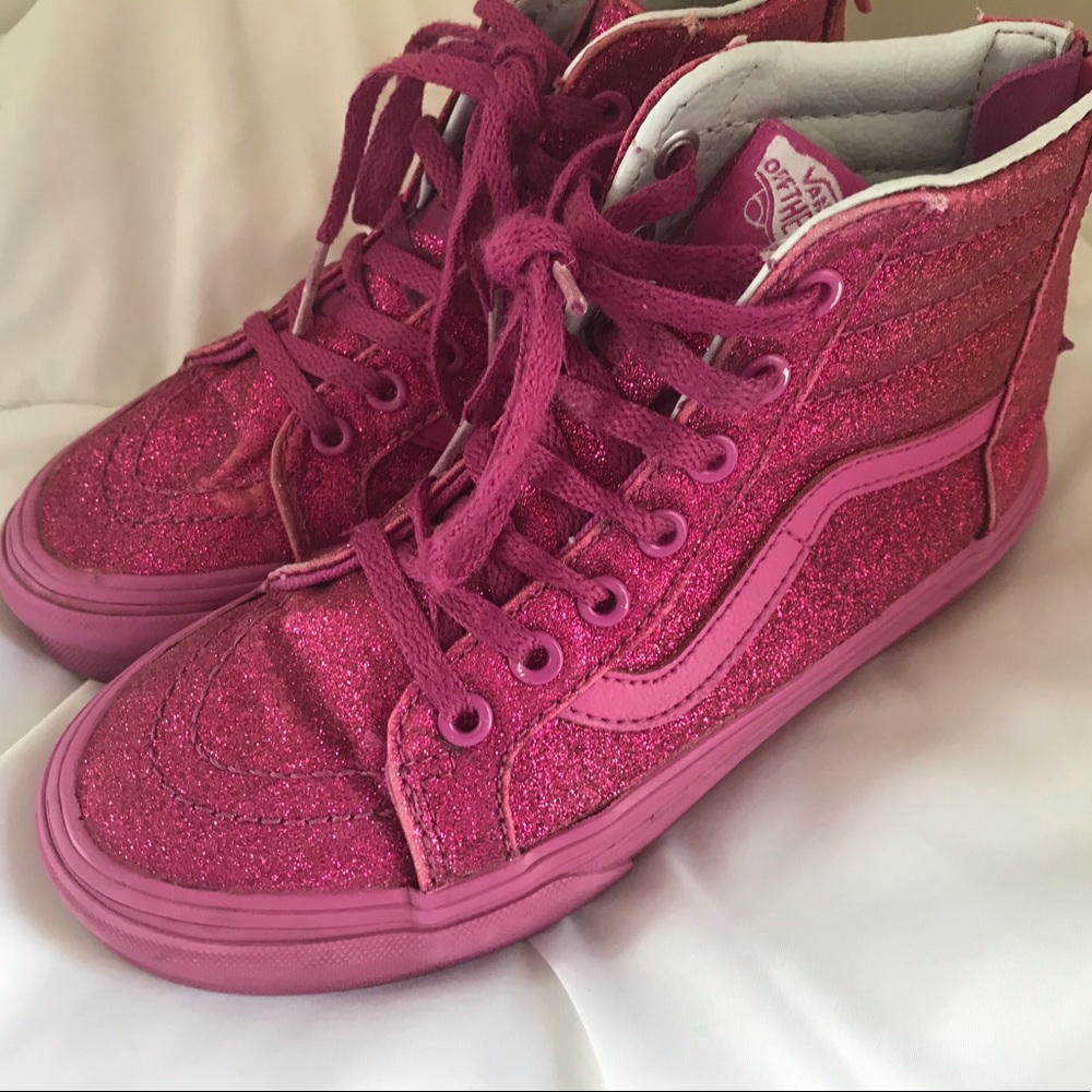 Glitter pink skater Vans
